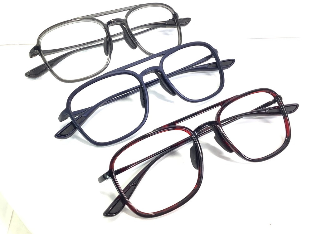 Maui Jim Sunglasses KEOKEA 447 Blue, Grey, Red & Black Eyeglasses Flexible Frame
