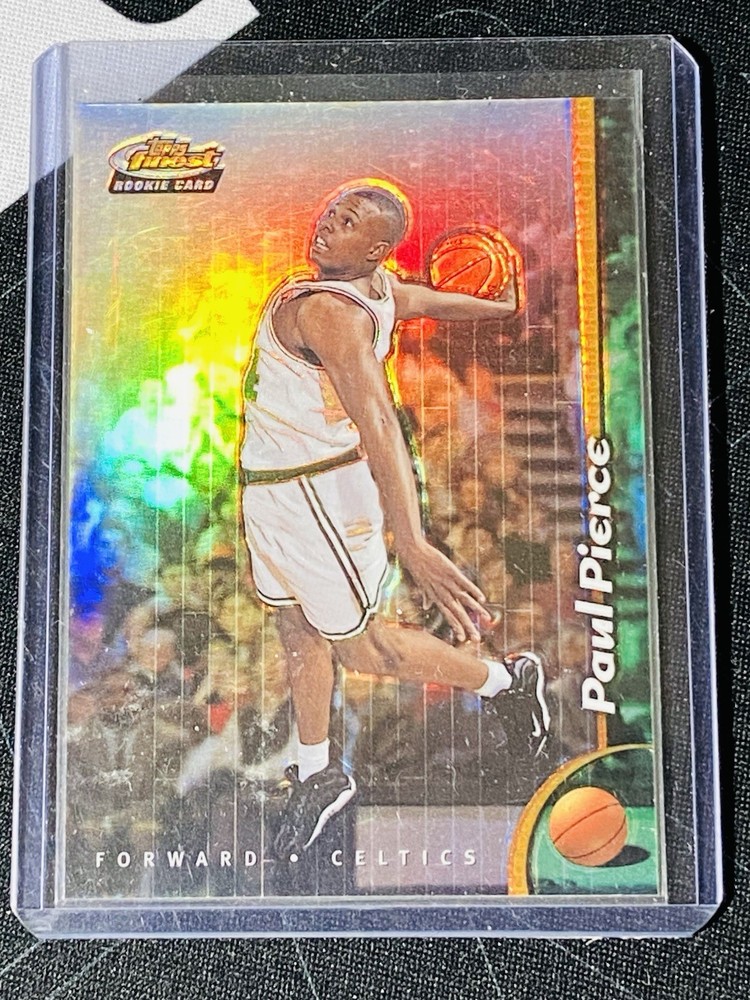 1998-99 Topps Finest Refractor Paul Pierce Peeled #235 RC ROOKIE Celtics