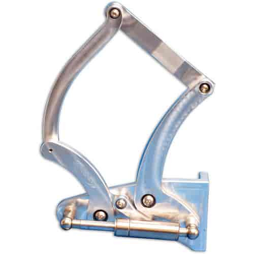 Eddie Motorsports MS149-30M Billet Hood Hinges 1955-1956 Chevy Tri-Five Raw Mach