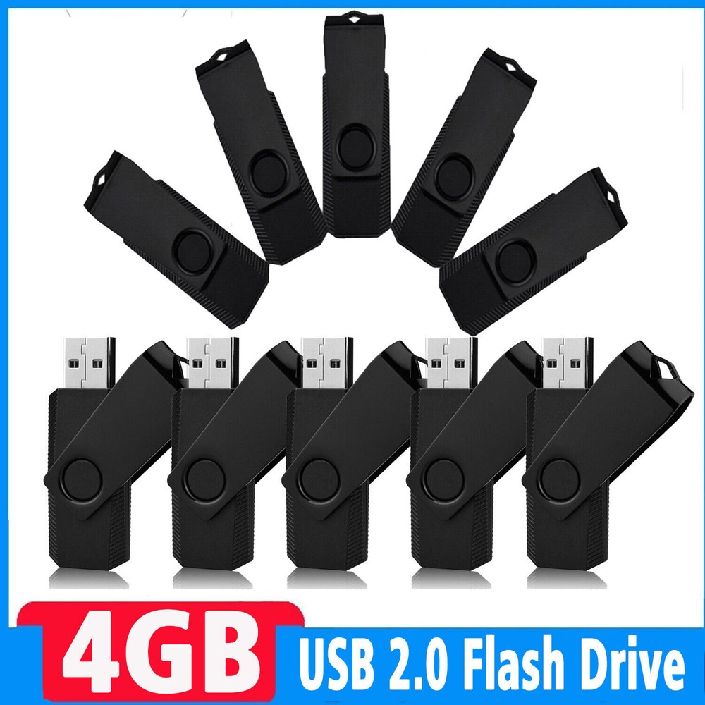 Lot Bulk Sale 4GB USB Flash Drive Thumb U Disk Memory Stick Pen Laptop Storage-image