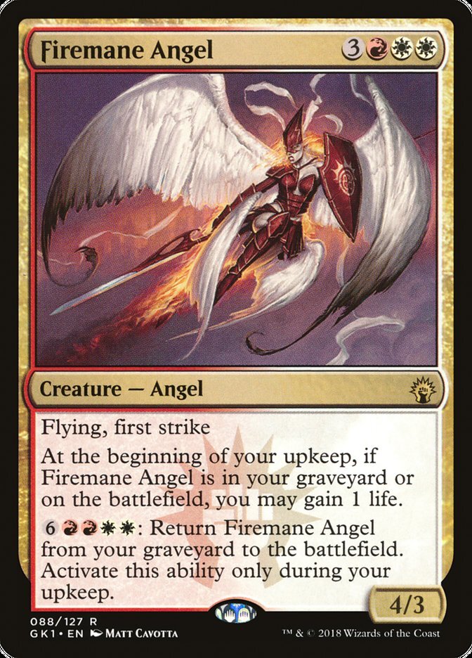 Firemane Angel [Guilds of Ravnica Guild Kit] Magic MTG