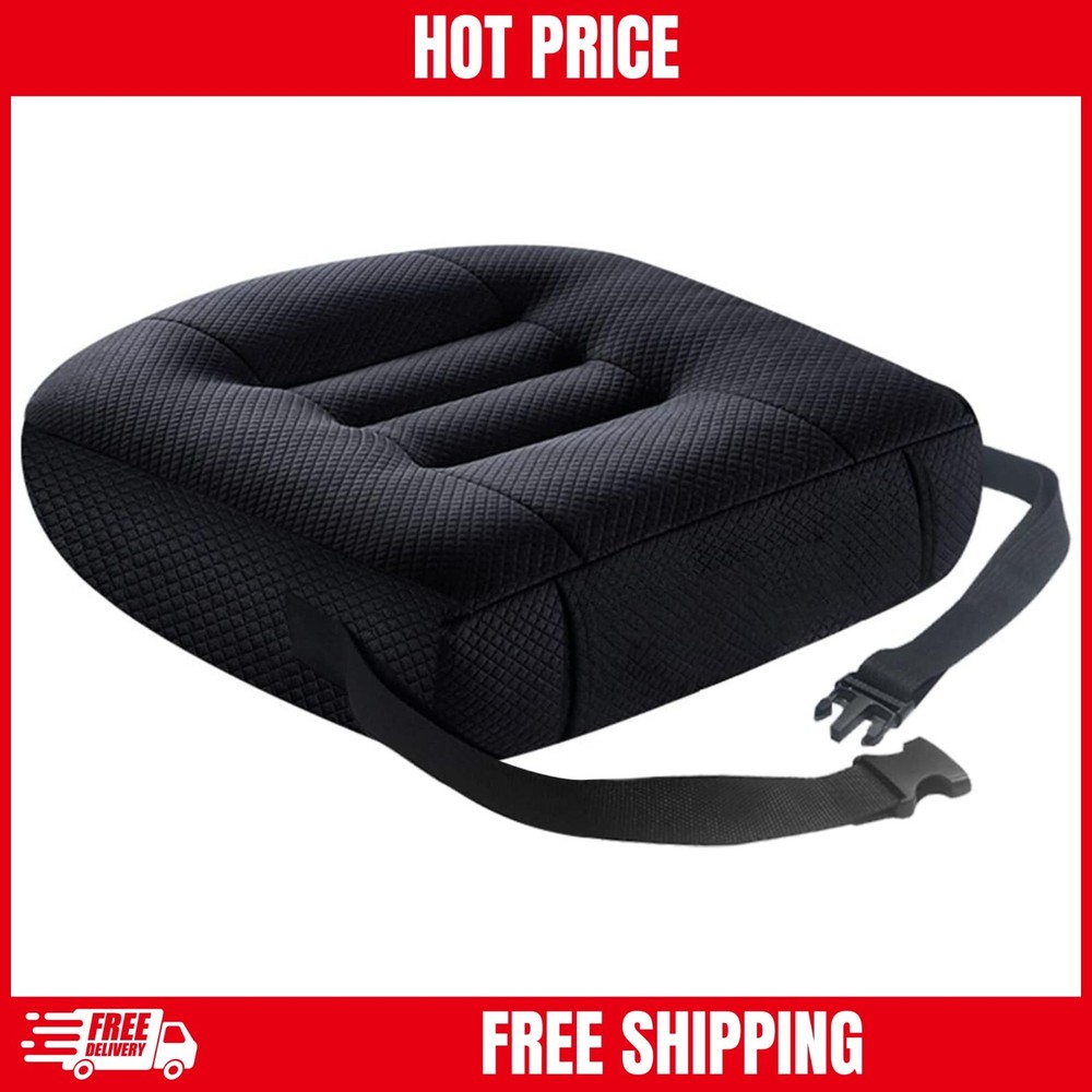 17x17x4 Inch Car Booster Seat for Short Adults & Drivers  