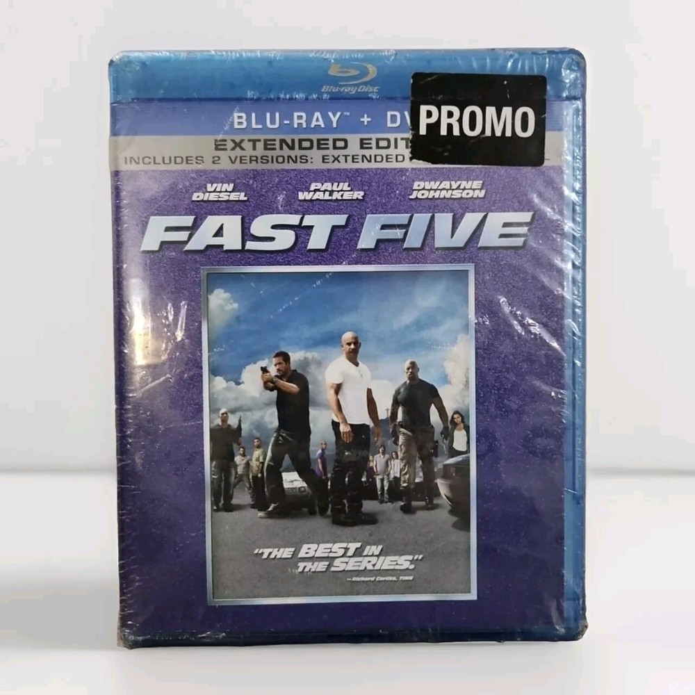 Fast Five (Blu-ray + DVD 2013) extended & Theatrical **NEW & FACTORY SEALED**