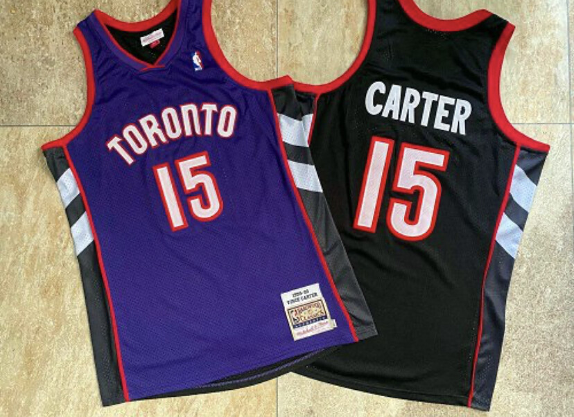 Toronto Raptors Vince Carter Purple regular season basketball retro jersey