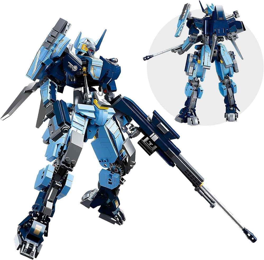 Realistic Warrior Mech Construction Kit with Adjustable Parts - Perfect Gift!