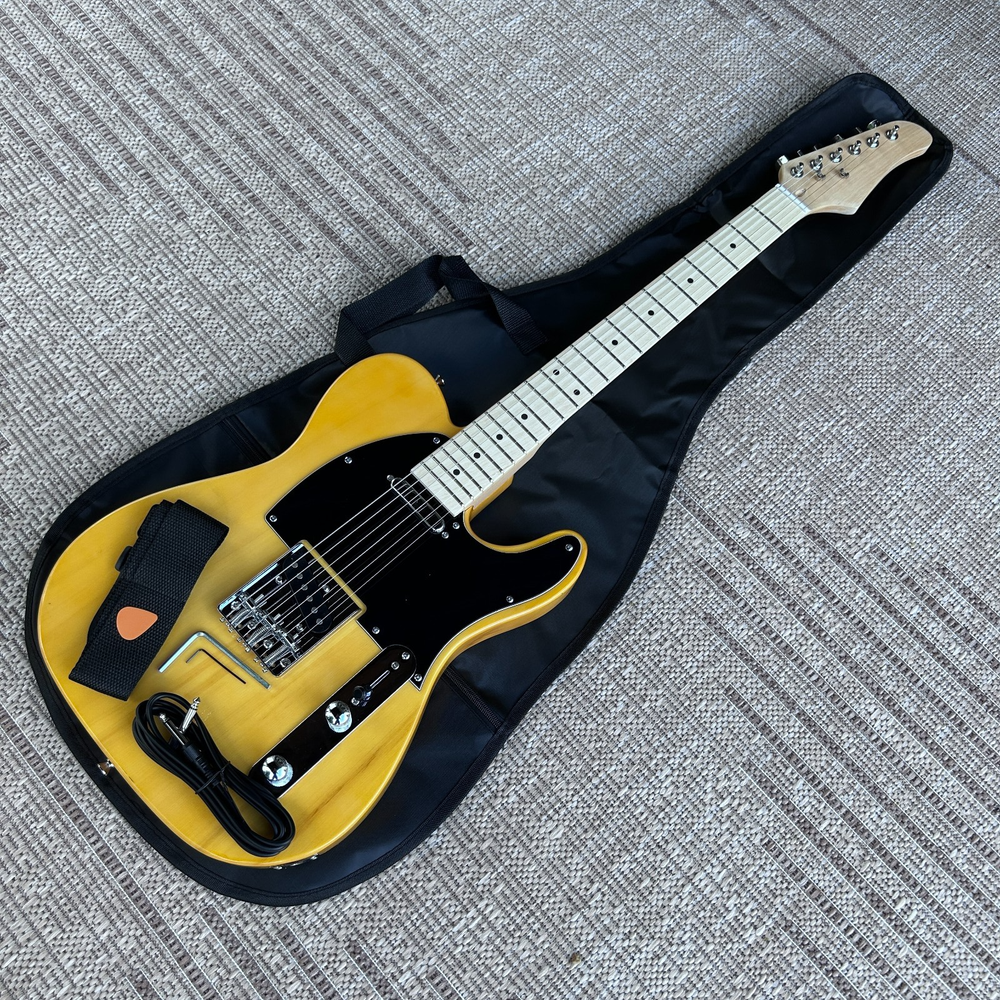 Full-Size Butterscotch Blonde Tele Style Electric Guitar Package with Gig Bag