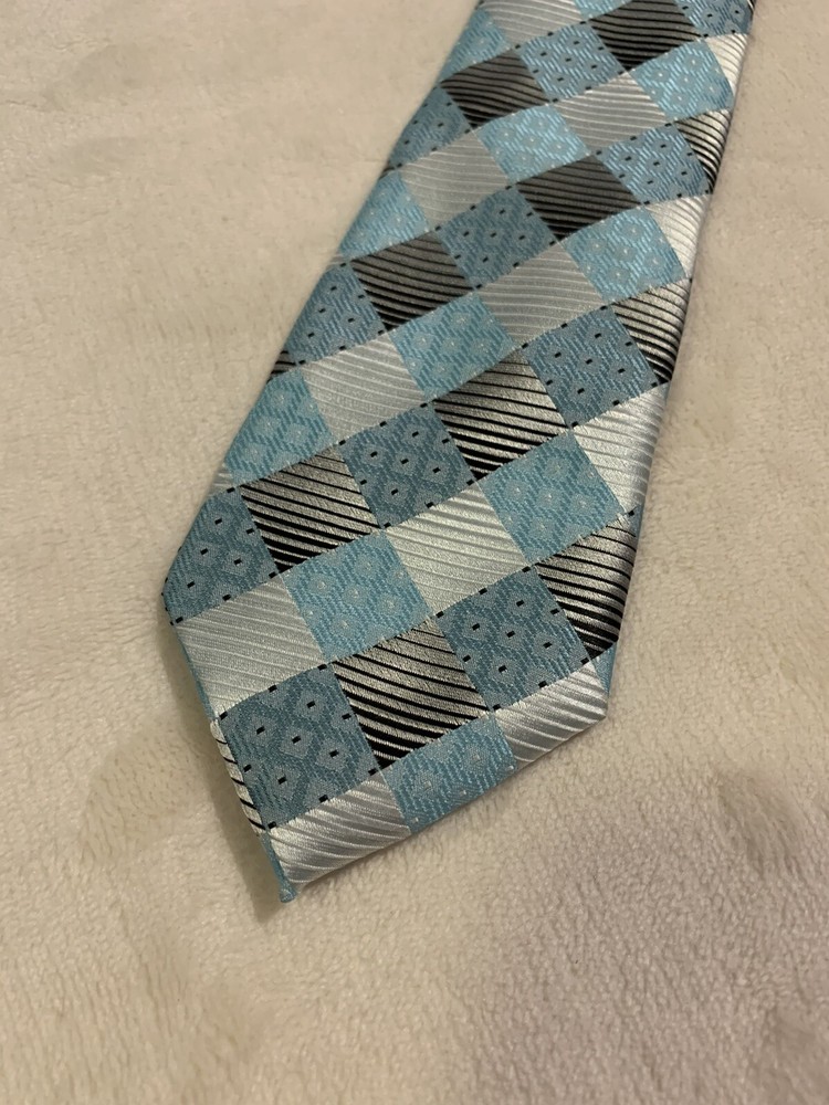 Clericci Tie Necktie Neckwear Diamond Multicolor 56”x2.75” Excellent Condition