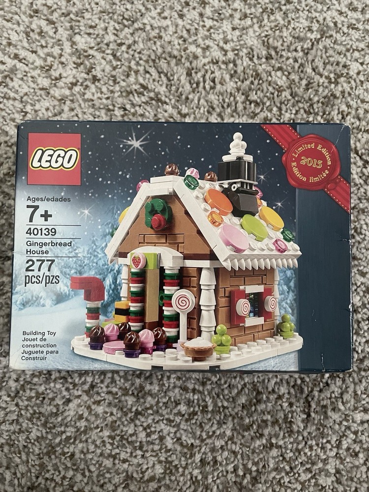 LEGO Seasonal Gingerbread House Building Kit 40139 Holiday Christmas Decor-image