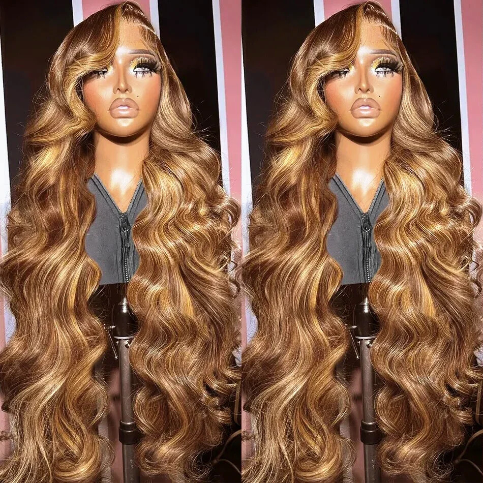 Body Wave 4x27 Transparent Lace Front Wig Brazilian Human Hair