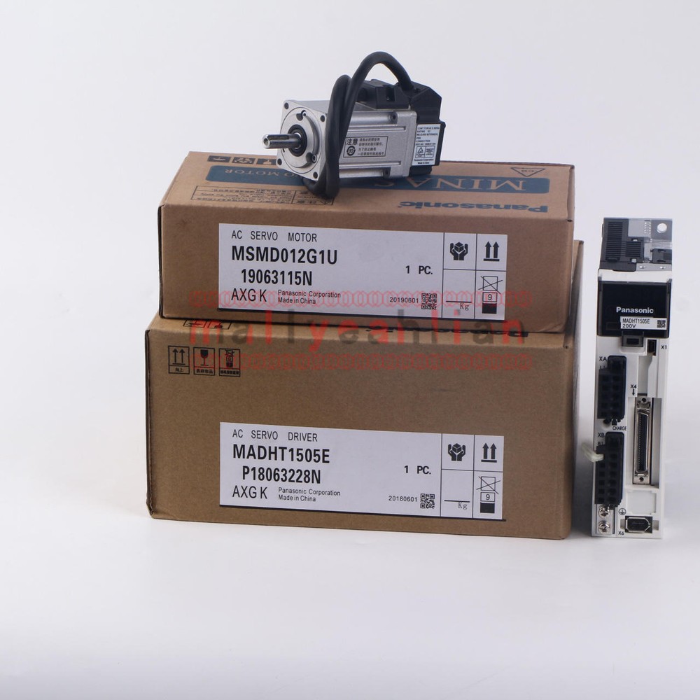 1piece NEW Panasonic MSMD012G1U+MADHT1505E Servo System (Motor+Drive)
