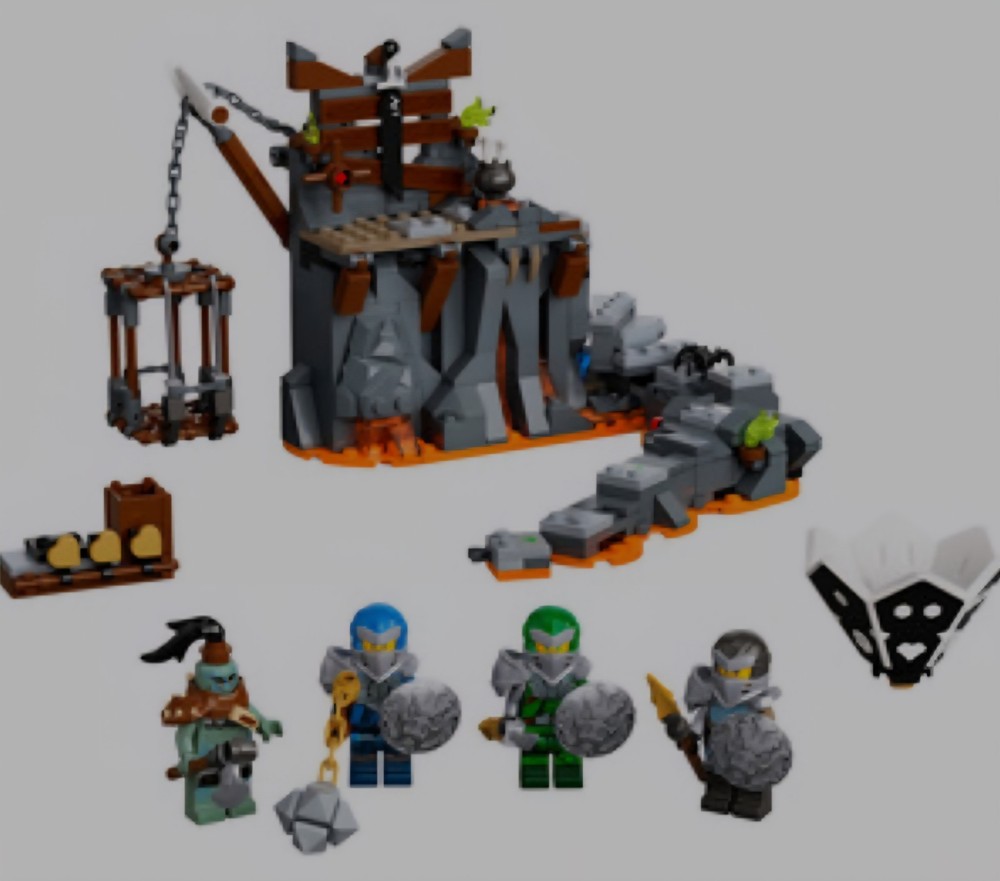 LEGO NINJAGO 71717 Skull Dungeons Set 100% Complete No Box or Manual