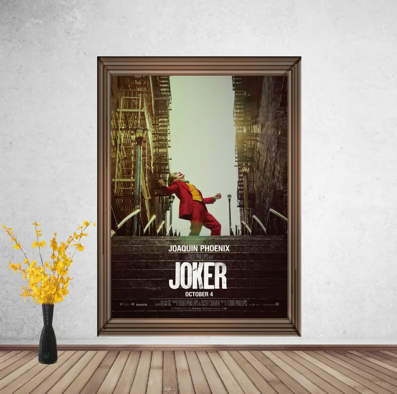Joker (2019) Classic Movie Poster, Home Decor, Vintage Movie Poster,