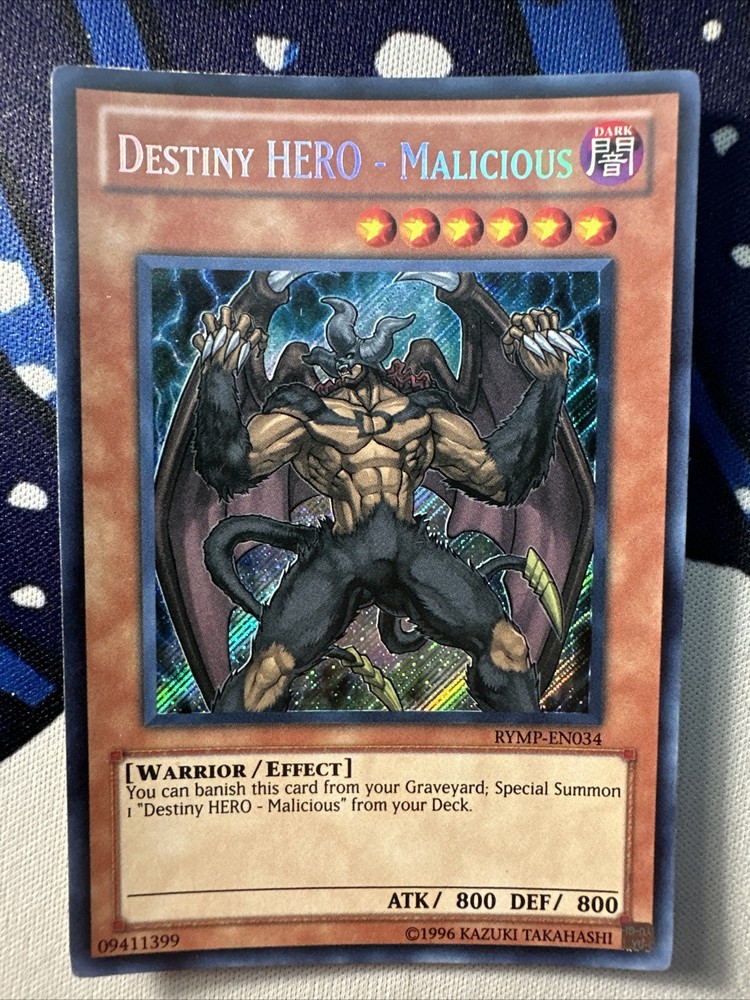 Destiny HERO Malicious ScR RYMP-EN034 Ra Yellow Mega Pack Unlimited Edition