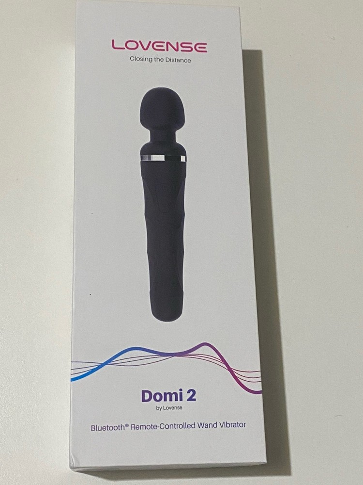 Lovense Domi 2 Bluetooth Massage Wand Black