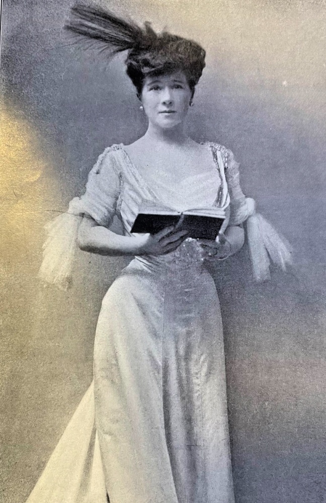 1907 Vintage Magazine Illustration Actress Marie Tempest in The Truth