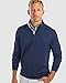 Johnnie-O johnnie-O Diaz Performance 1/4 Zip (Navy) Mens Sweater