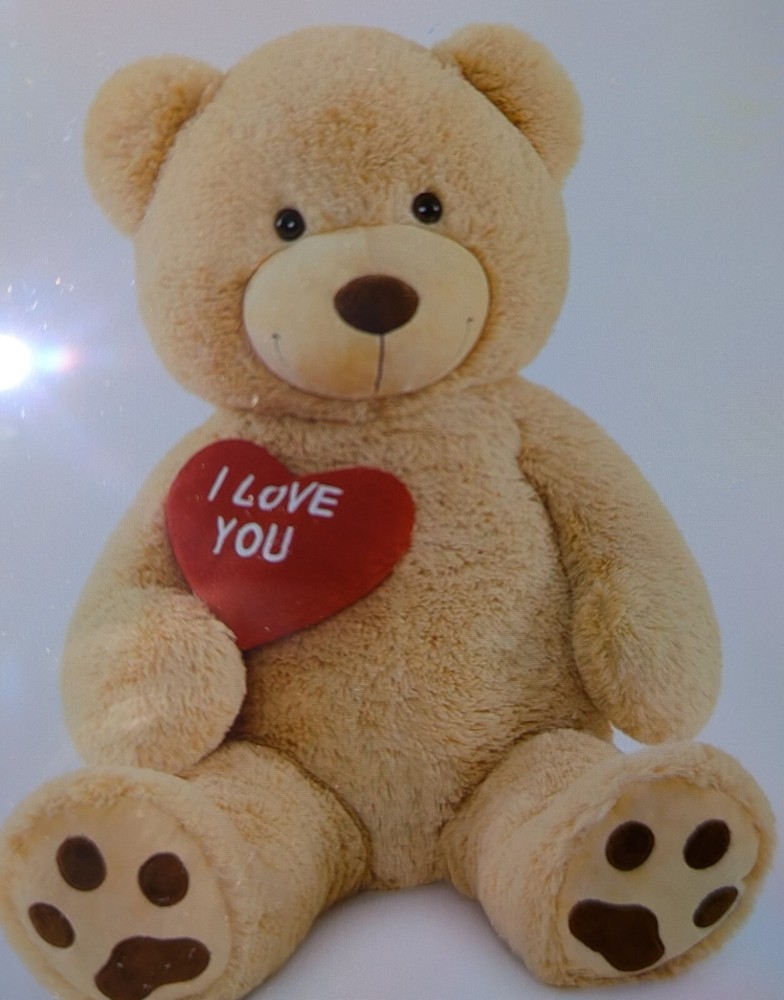 Giant 3ft Tall Cute Bear Plush Brand New NWT Mothers Day Gift