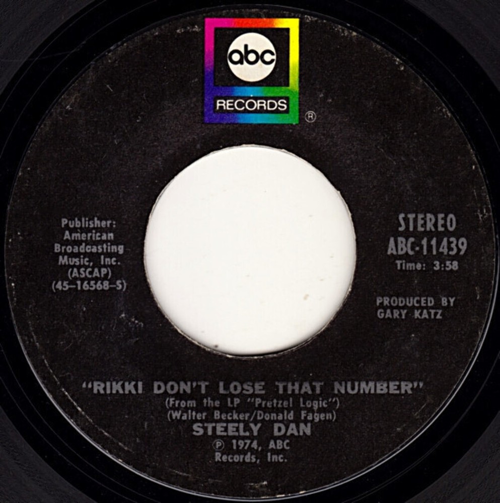 Steely Dan - Rikki Don't Lose That Number (7