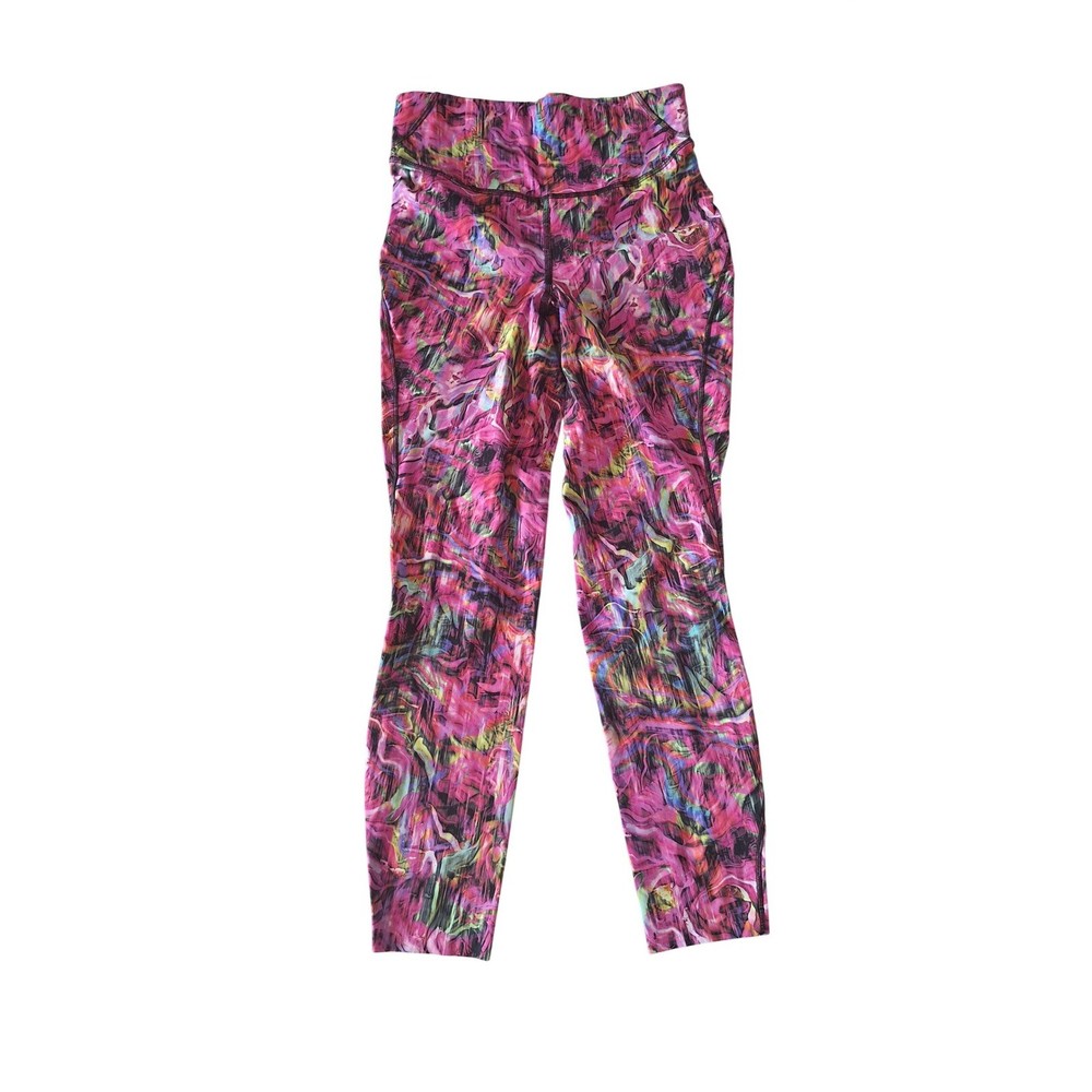 Lululemon  Women's Base Pace High Rise Running Tight Floral Electric Size 6