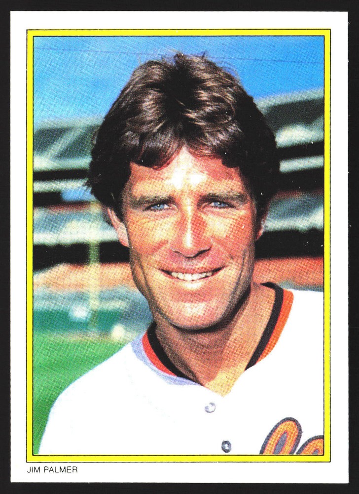 1983 Topps Jim Palmer #19 All-Star Edition Baltimore Orioles Baseball Card