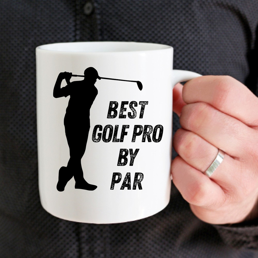 Funny Golf Pro Coffee Mug - Best Golf Pro By Par Gift Idea