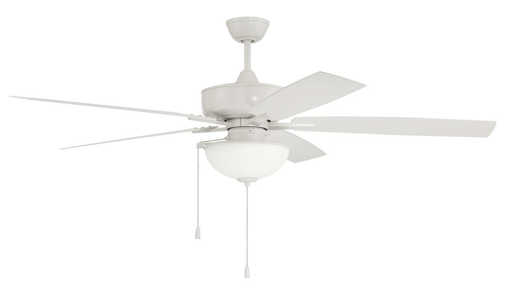Craftmade OS2115 60-Inch 5-Blade Outdoor LED Ceiling Fan in White