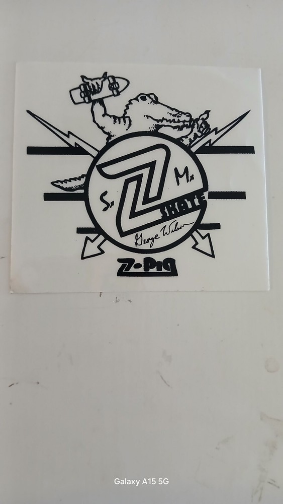 VINTAGE Z FLEX SMA Skateboard STICKER Old School Skate Nos 1980S SMA DOGTOWN