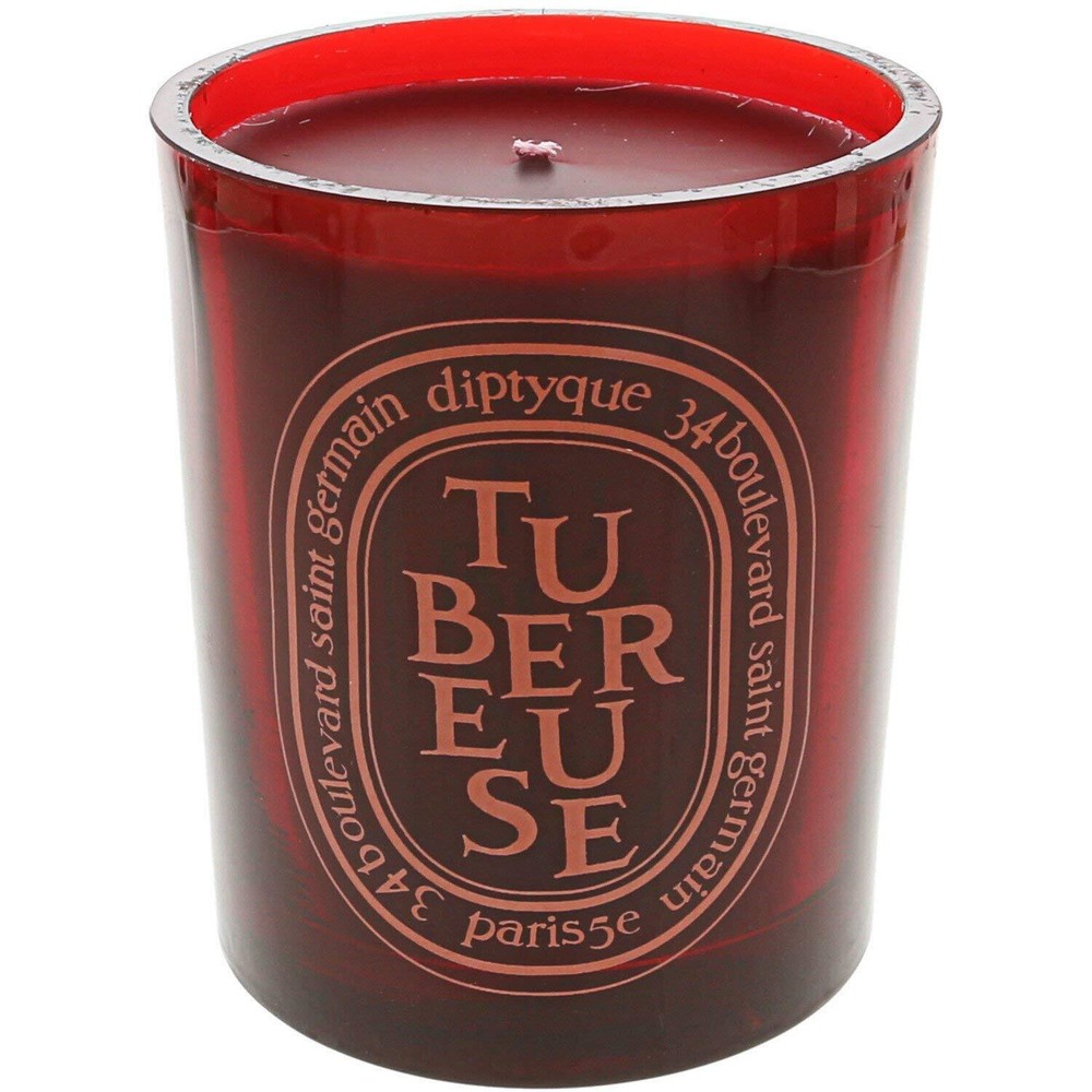 Red Tubereuse Candle, Black, 10.2 Oz