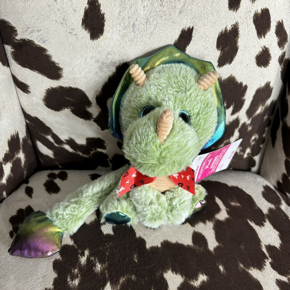 Rainbow Holographic Ribbed Triceratops 7