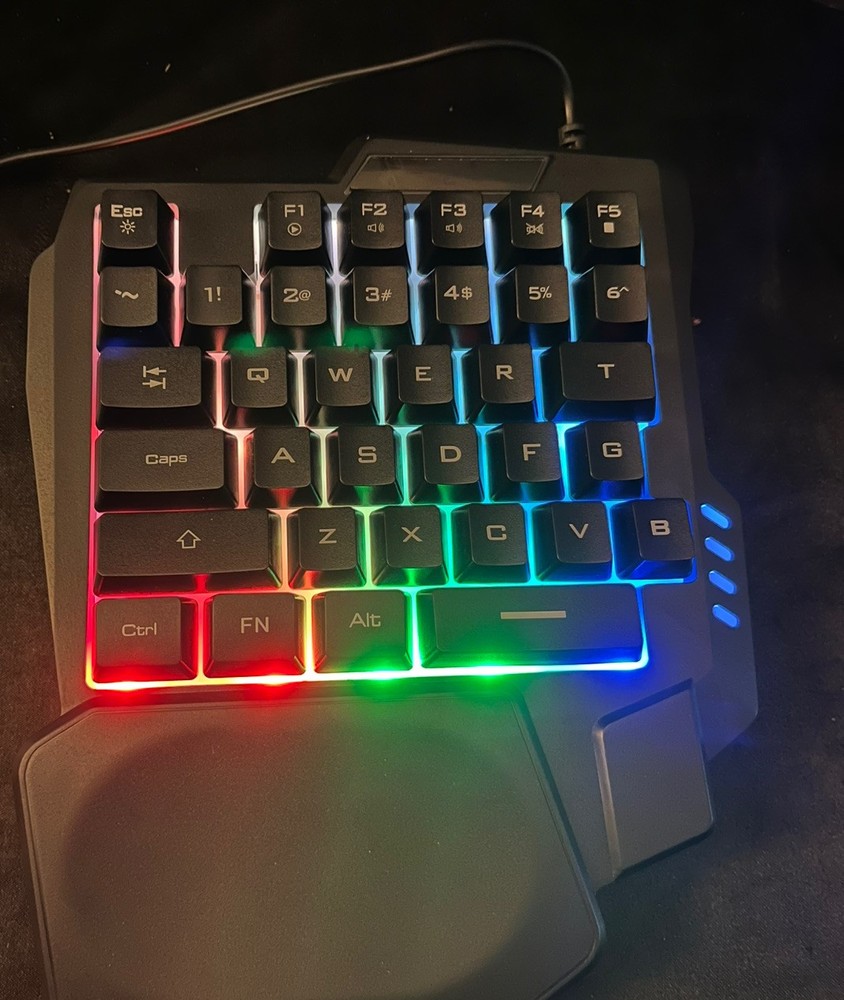 One-Handed Mechanical Gaming Keyboard for Enhanced Performance