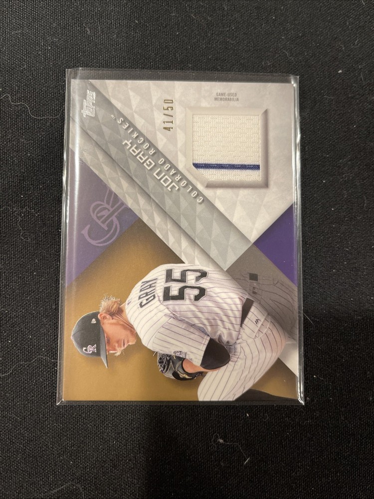 2018 Topps - Major League Material Series 1 Gold #MLM-JG Jon Gray /50 (MEM)