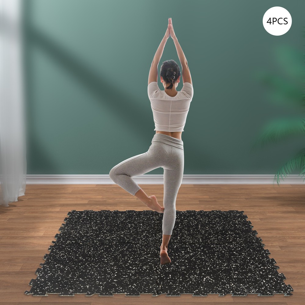 4pcs Exercise GYM Floor Mat Flooring Yoga Mat Pad Fitness Home Foam 50*50cm