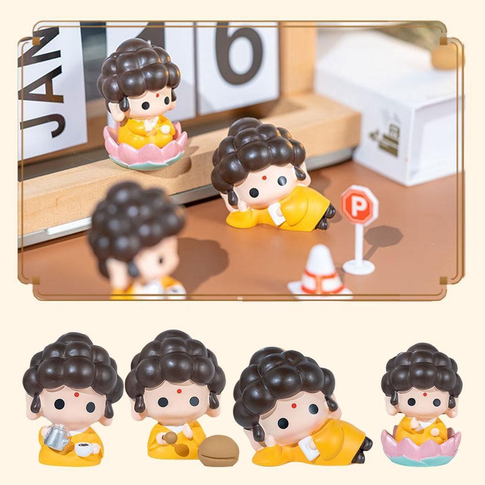 Buddha Statue Figurine Statue Decoration Crafts Fengshui Desktop Decoration D3L6