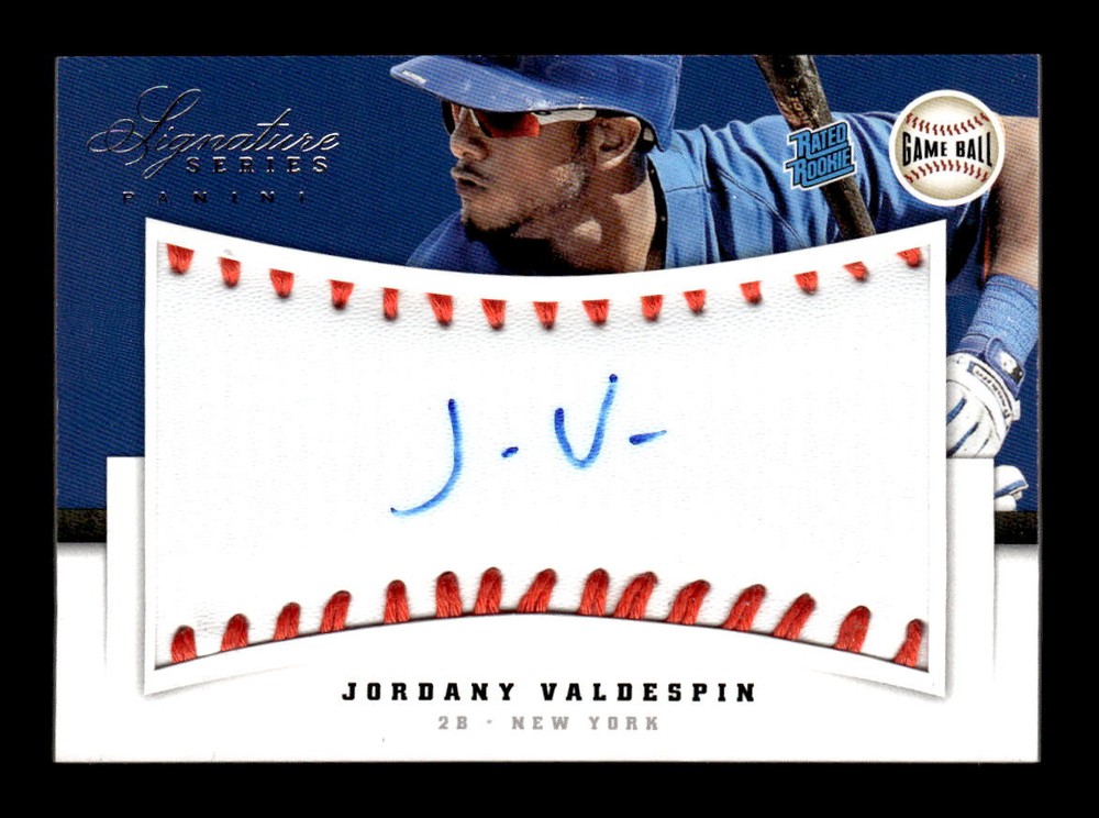 2012 Panini Signature Series #126 Jordany Valdespin Rookies Game Ball /299