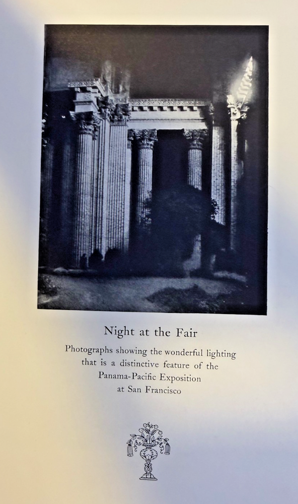 1914 Pictures of the Panama-Pacific Exposition at Night San Francisco