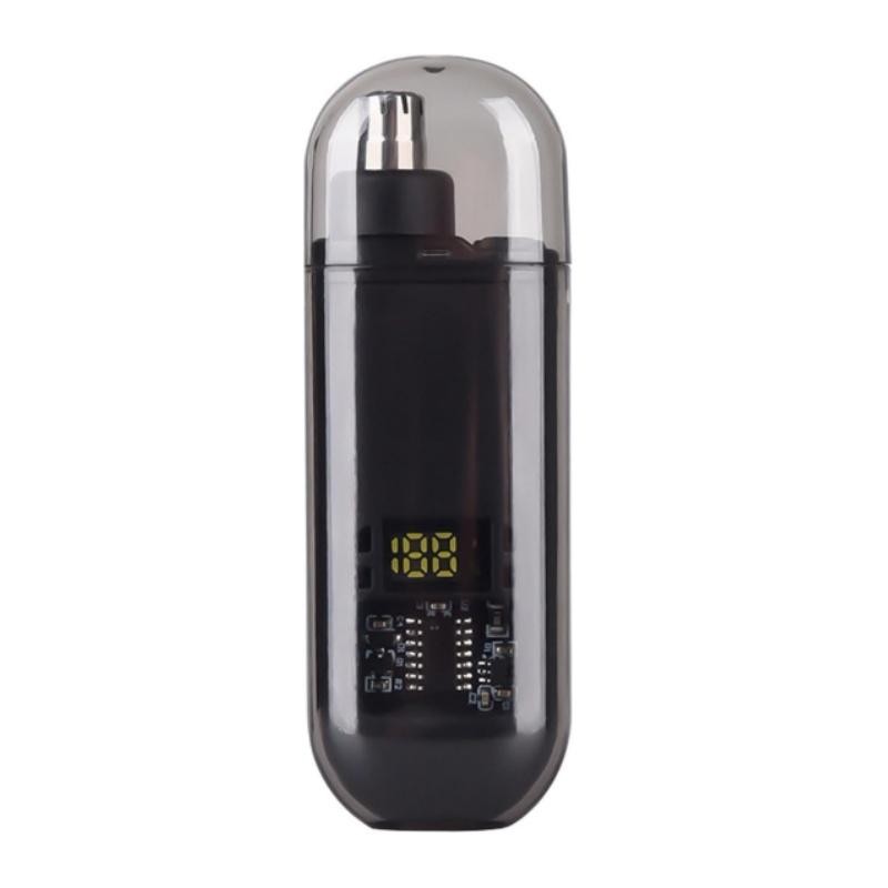 Nose Hair Trimmer Men Rechargeable Painless Eyebrow Facial Shaver LED Display