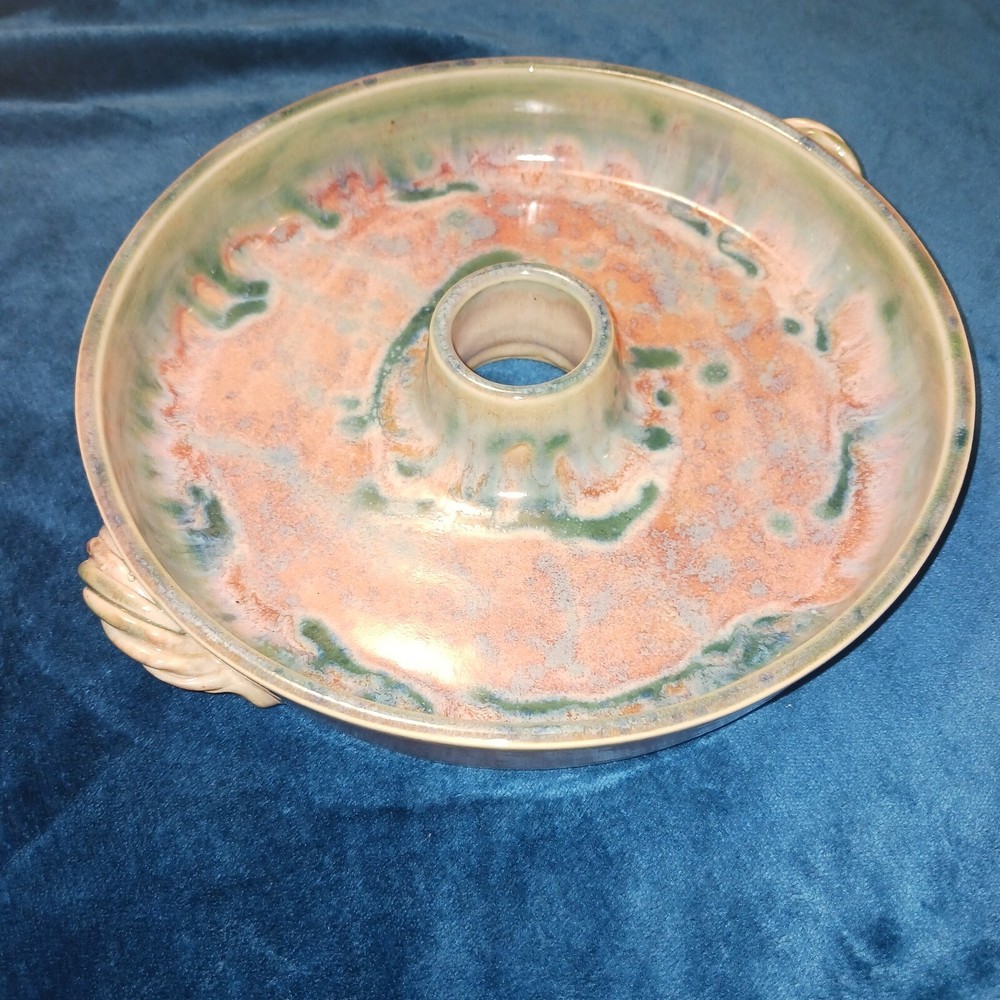 Browns Pottery Mottled Pattern Baking Dish Arden North Carolina 12