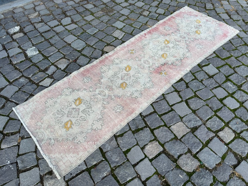 Turkish runner rug,Wool rug,Stair rug,Corridor rug,Handmade rug 2,0 x 6,7 ft