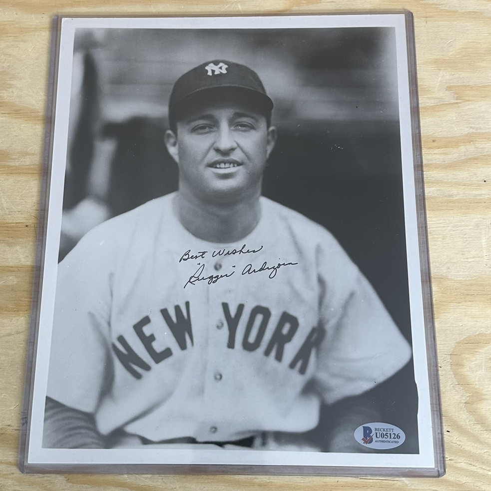 Rugger Ardizoia Autographed Signed 8x10 Photo MLB NY Yankees COA Beckett U05126