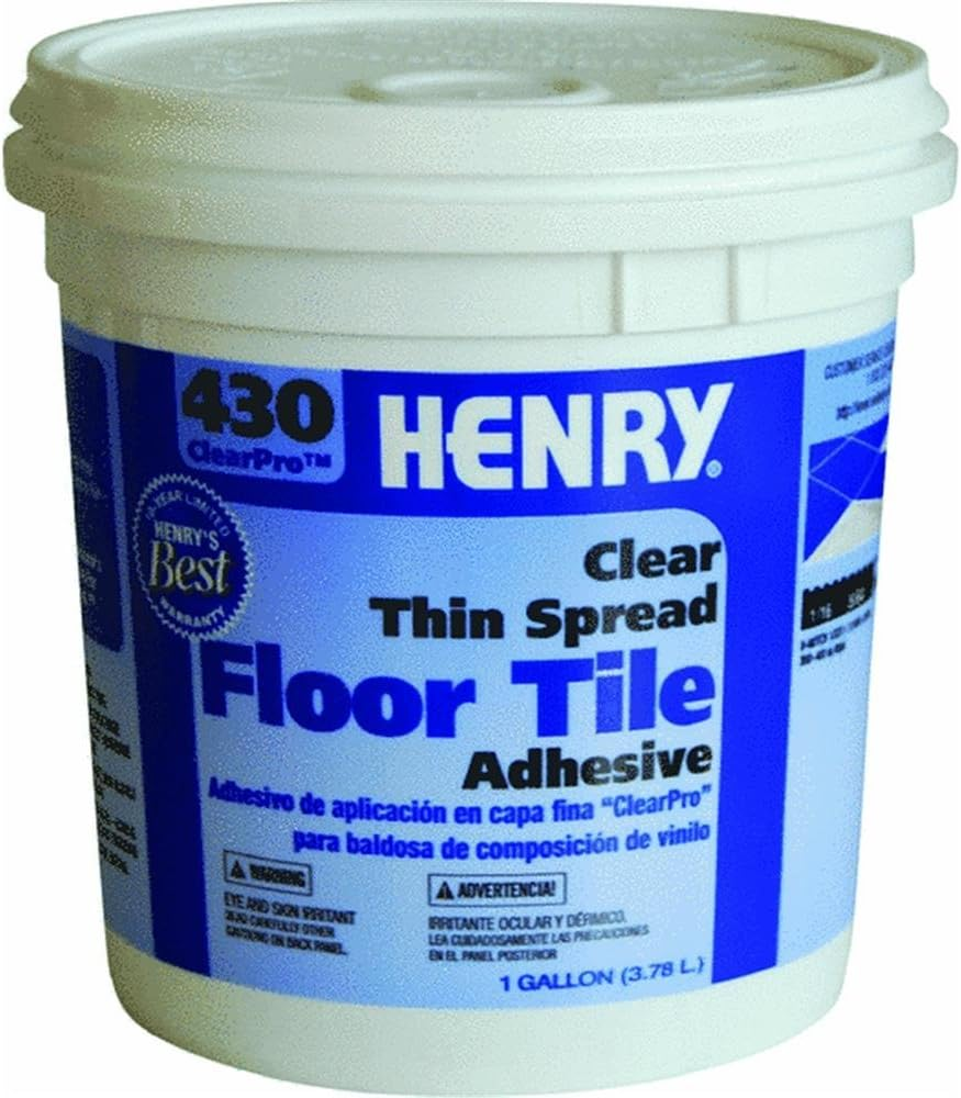 No 430 Beige Floor Tile Adhesive 1 Gallon Tub