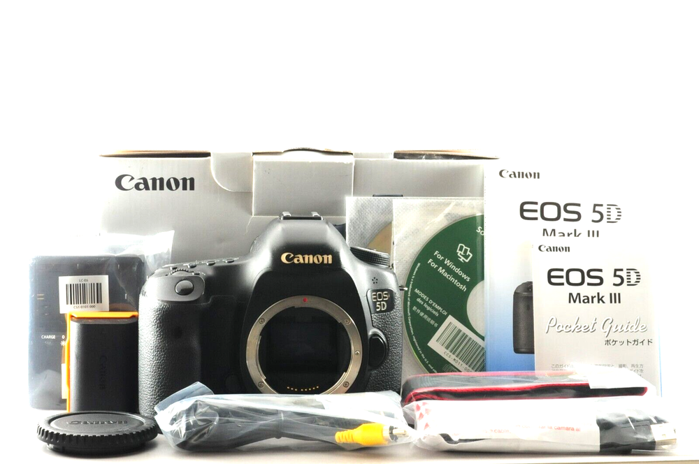 Canon EOS 5D Mark III 22.3MP Digital Camera Body Black Box From Japan #3348