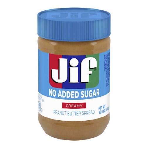 Jif No Added Sugar Creamy Peanut Butter