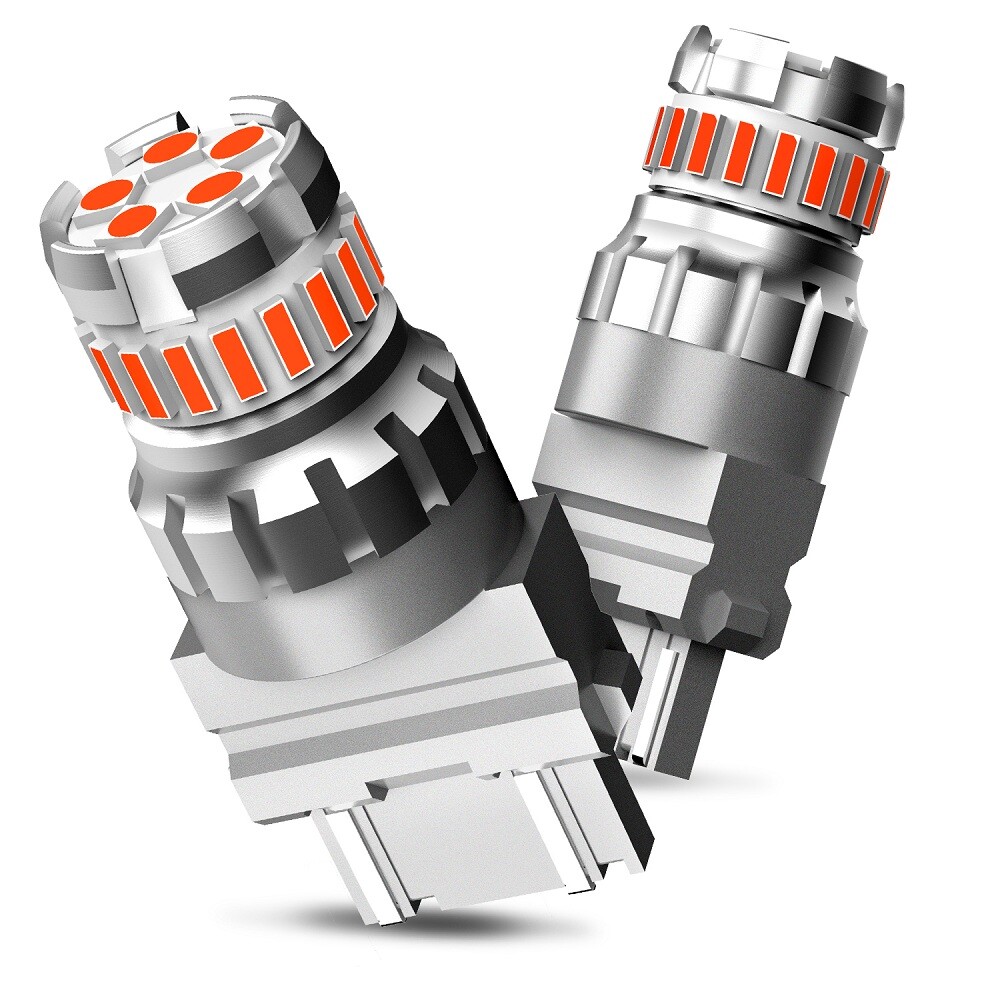 3157R Red Flash Brake LED Stop Signal Tail Light Bulb For Ford F-150 F-250 F-350