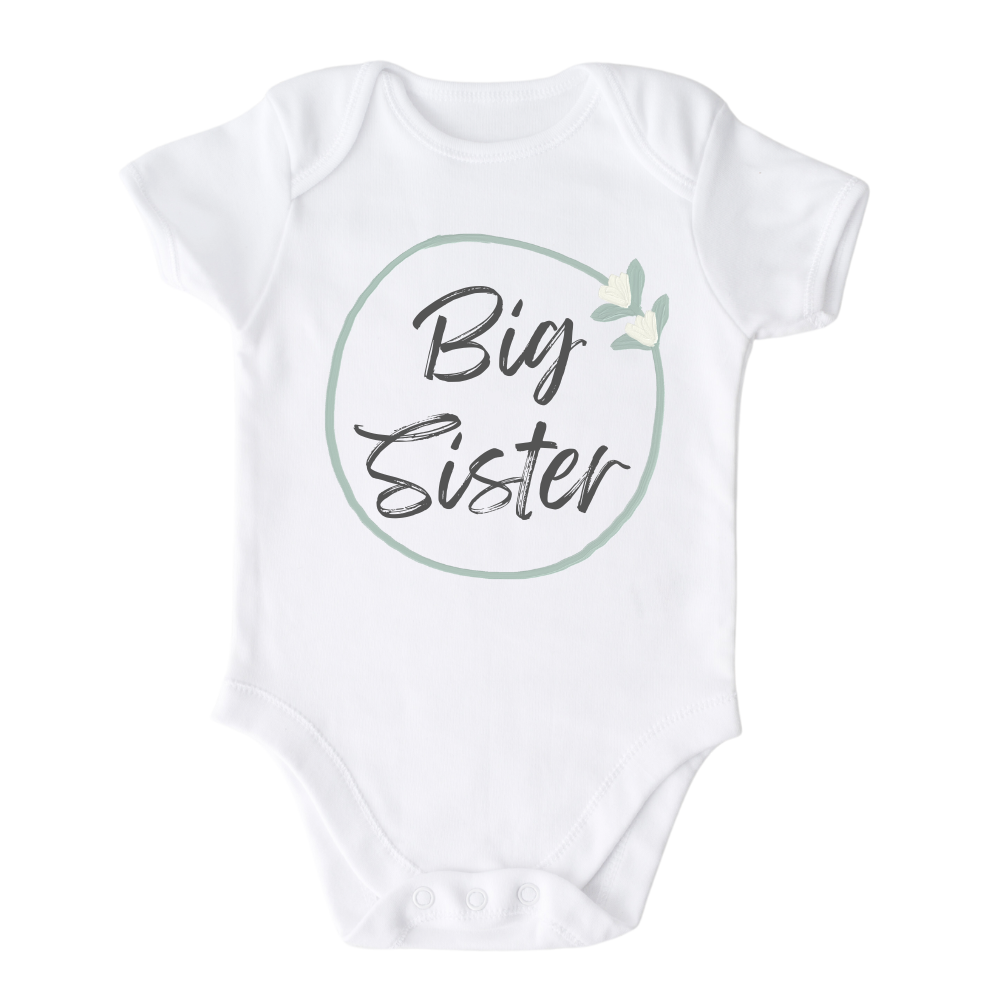 Big Sister Announcement Onesie® Funny Gift Newborn Baby Boy Girl Infant Romper