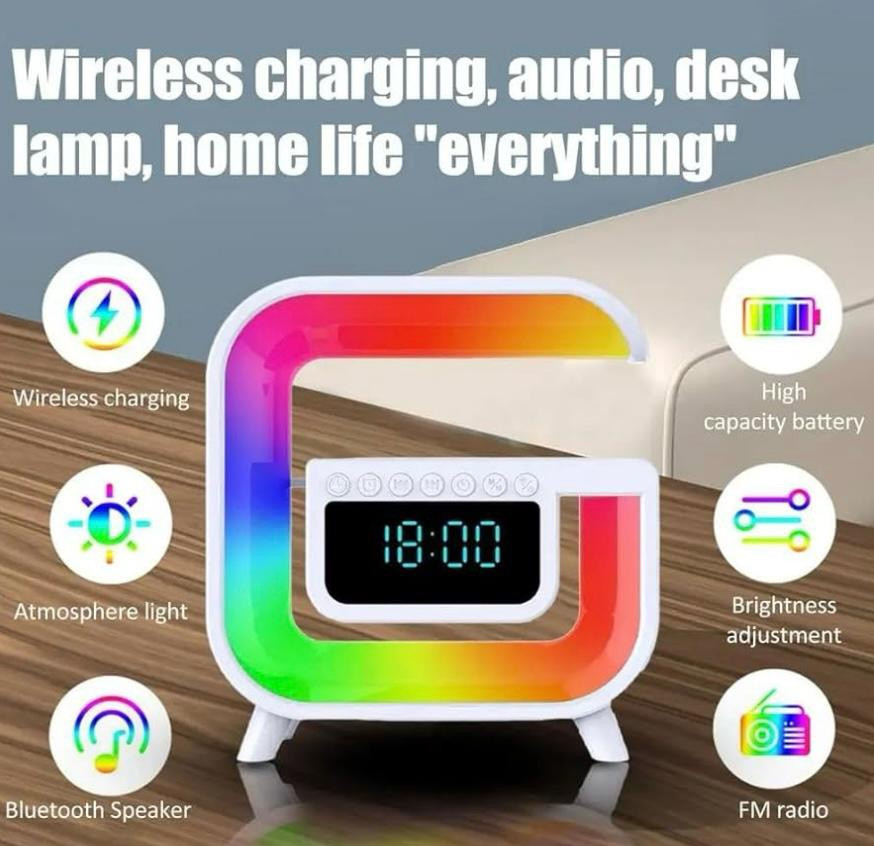 Led wireless charging speak