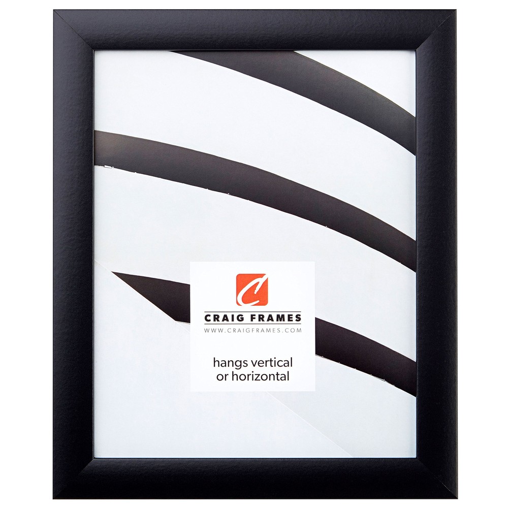 1WB3BK 24x36 Inch Black Picture Frame with Smooth Wrap Finish, 1-Inch Wide
