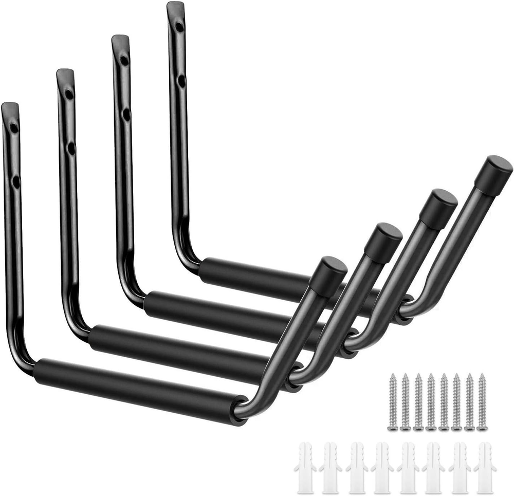 Heavy Duty Garage Indoor Kayak Storage Hooks Hanger, Wall Mounted Utility Hangin