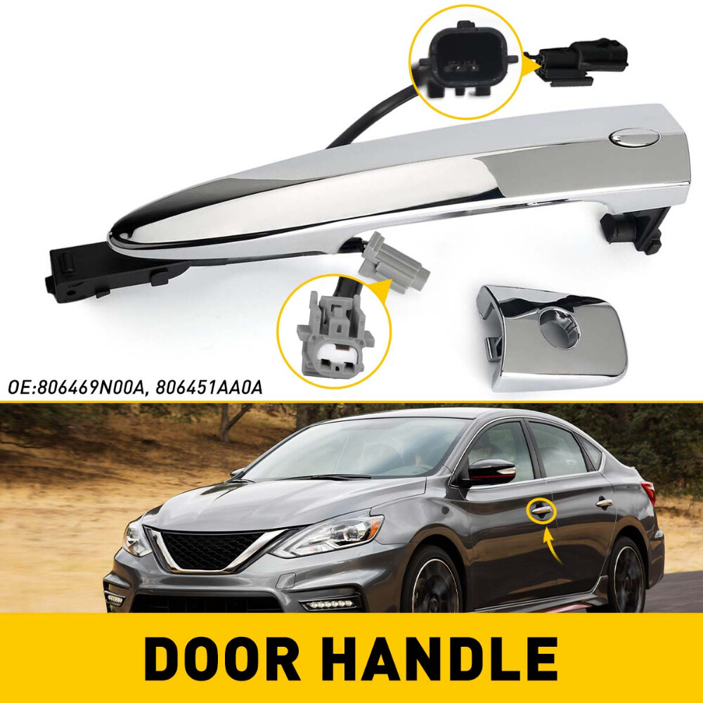 New Chrome Front Left Driver Side Door Handle for Nissan Maxima Murano