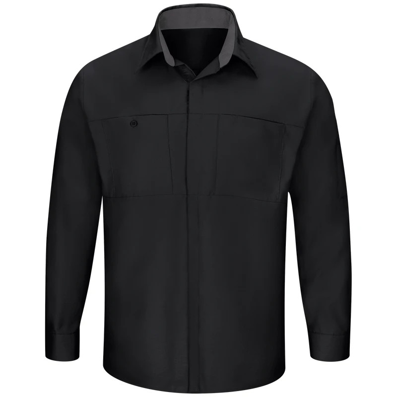 FLASH SALE! Men's Long Sleeve Performance Plus Shop Shirt with OilBlok Technolog-image