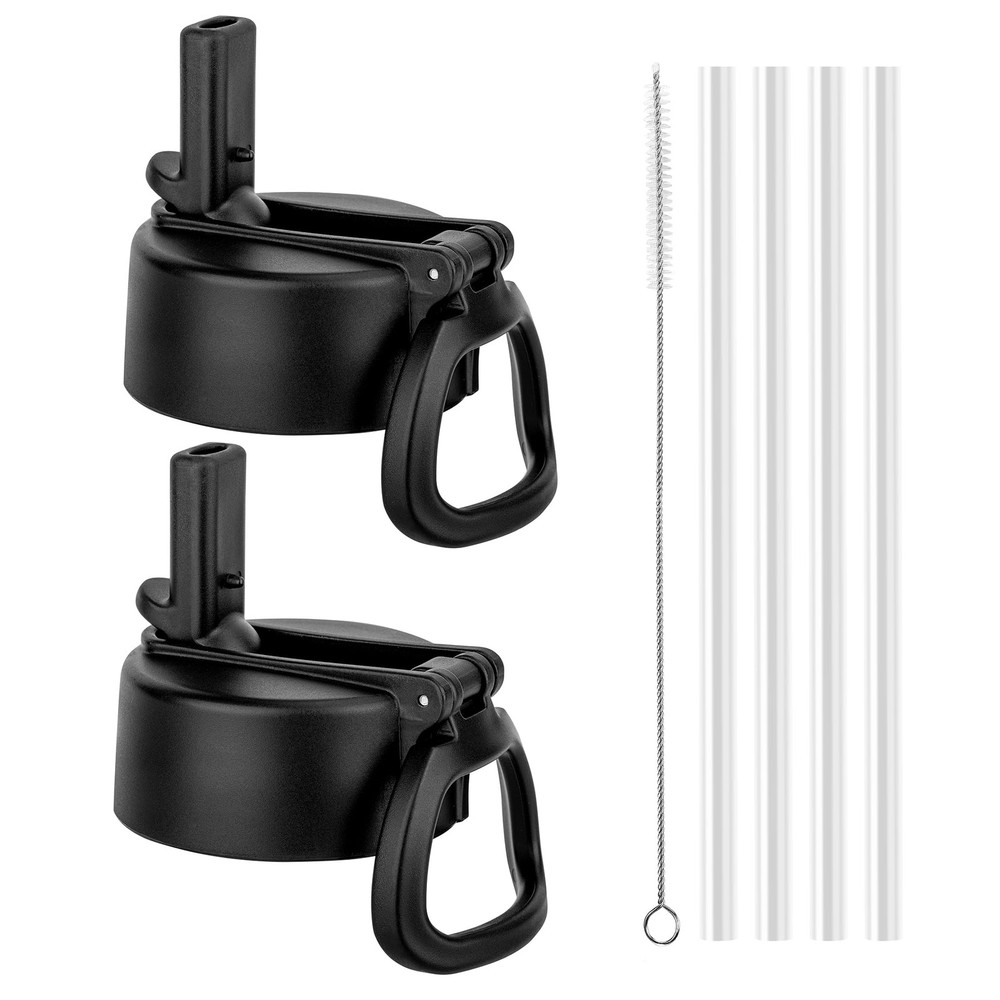 2-Pack Hydro Flask Wide Mouth Straw Lids for 12 oz Bottles